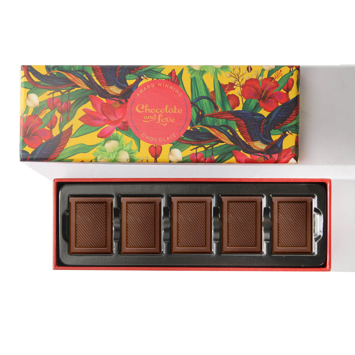 Custom colorful chocolate box