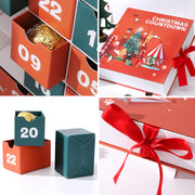 Christmas Countdown Chocolate Calendar Box Packaging
