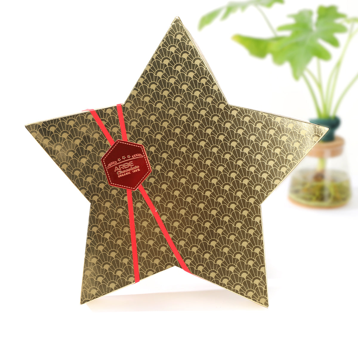 Five-pointed star chocolate classic packaging gift box