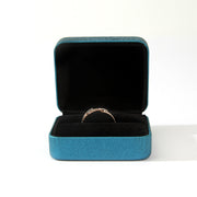 Ring beautifully packaged in leather gift box