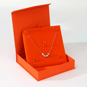 Customized jewelry necklace combination packaging box