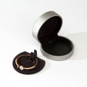 Silver leather jewelry exquisite gift box