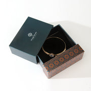 Holiday jewelry gift boxes, specially customized for bracelets
