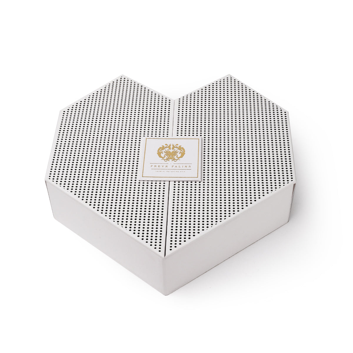 Paper Heart Shape Perfume Packaging box