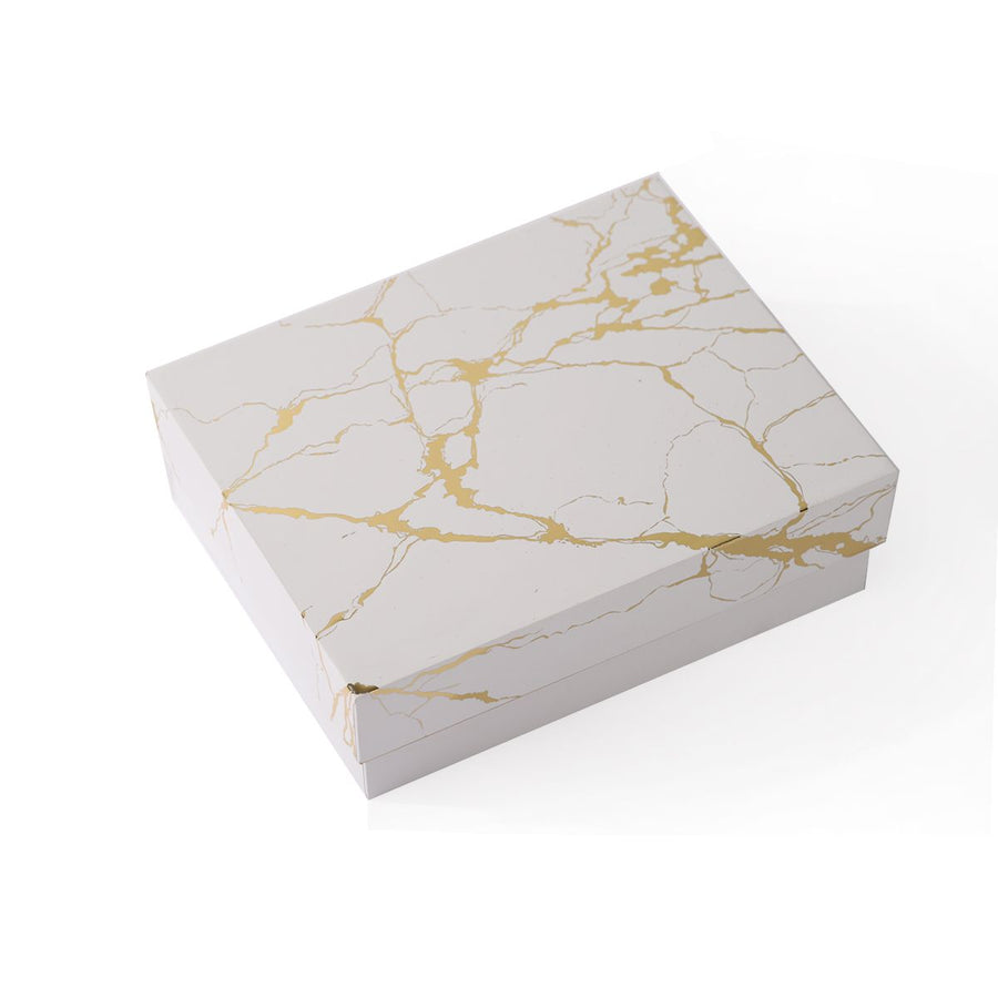Beautiful White Marble Paper Perfume Box